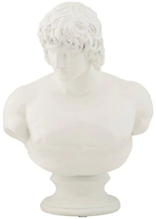 Scultura Busto Centurione Rinascimentale cm 18,2x12,8x25