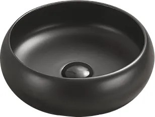 Mexen Lola lavabo da appoggio 36 x 36 cm, nero opaco - 22213685