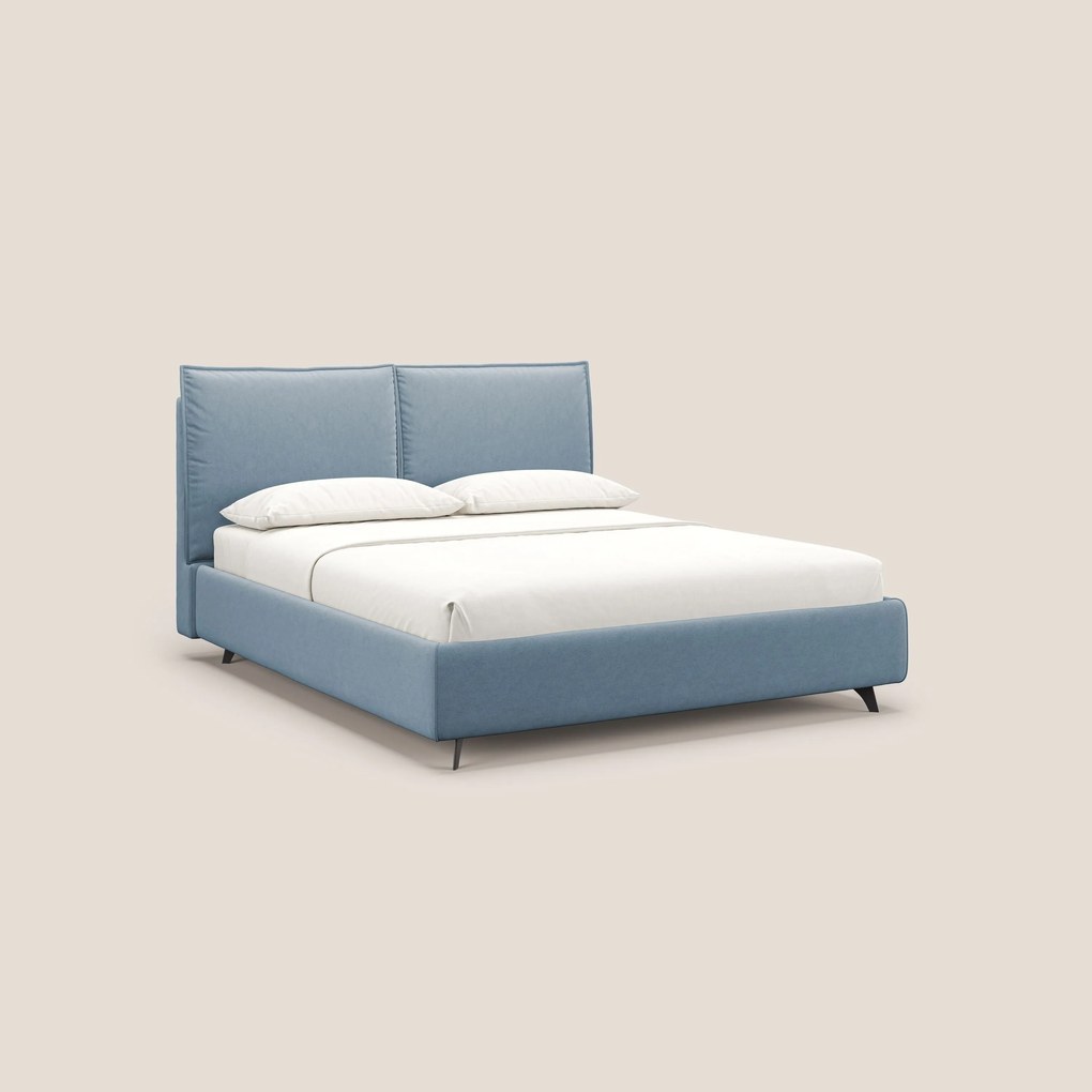 Nives letto imbottito contenitore sfoderabile in microfibra velluto impermeabile T09 carta da zucchero