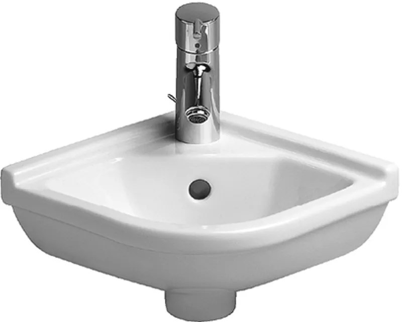 Duravit Starck 3 lavabo 43x38 cm angolare a parete bianco 0752440000