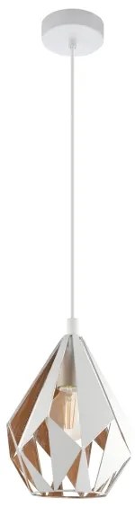 Eglo 43001 - Lampadario a sospensione con filo CARLTON 1xE27/60W/230V
