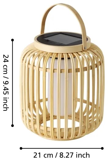 Eglo 901088 - Lampada da tavolo solare a LED MARLIANO LED/3,3W/3,7V 1800mAh IP44