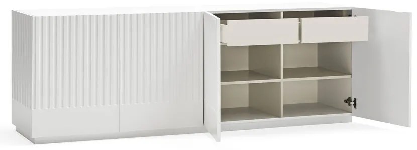 Cassettiera bianca , larghezza 200 cm Doric - Teulat