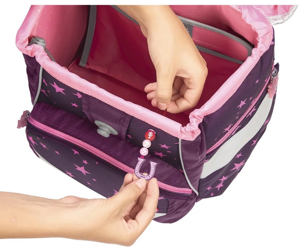 Zaino/cartella scuola 2IN1 PLUS – Set 6 pezzi, Step by Step Unicorn Nuala