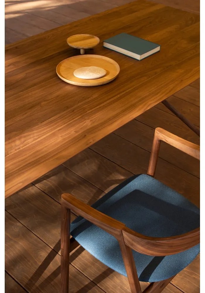 Sedia da pranzo blu/marrone Muna – Gazzda