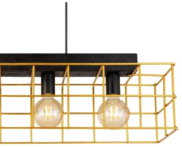 Globo 15530B-4H - Lampadario a sospensione con filo MERRIL 4xE27/60W/230V