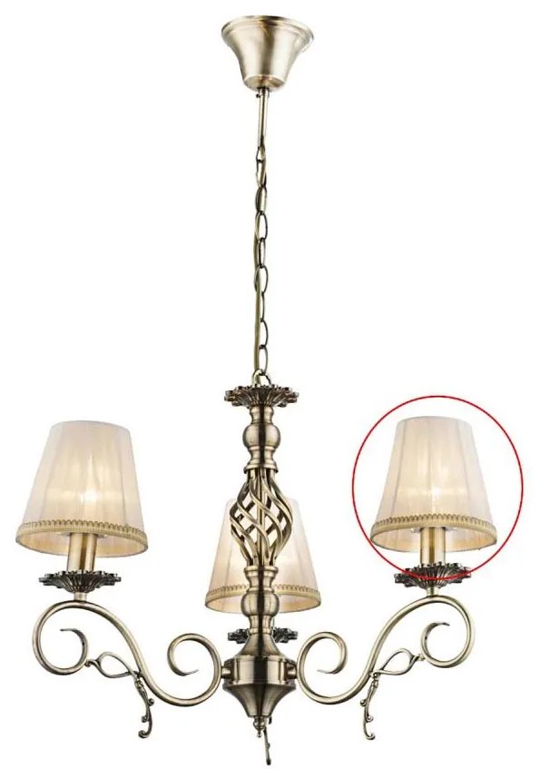 Globo - Paralume di ricambio per lampadario GENOVEVA E14