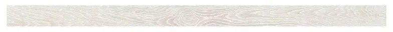 Battiscopa Tribeca in gres porcellanato bianco sporco Sp 9 mm x H 6.5 x L 120 cm, 10 pezzi / 12 m