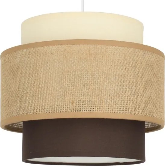 Brilagi - Lampadario a sospensione su cavo RESNA 2xE27/60W/230V Ø 30 cm beige/nero