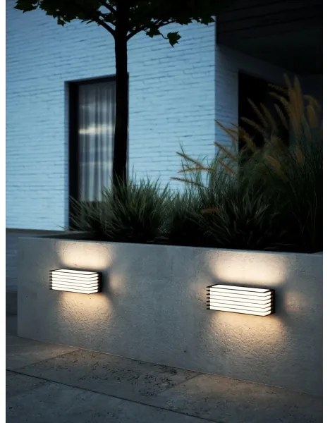 Nordlux - Applique da esterno FLUCTUS 2xE27/15W/230V IP44