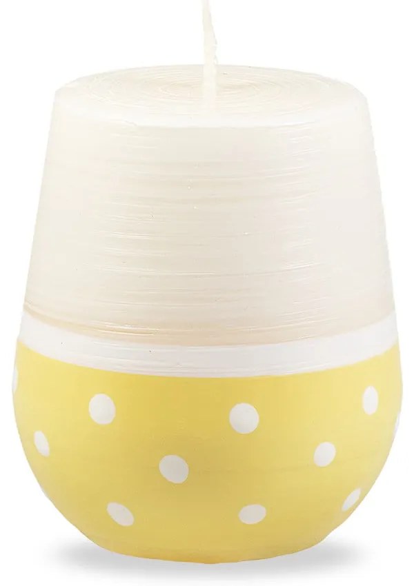 Candela bianco-gialla, tempo di combustione 32 h Sweetness - Unipar