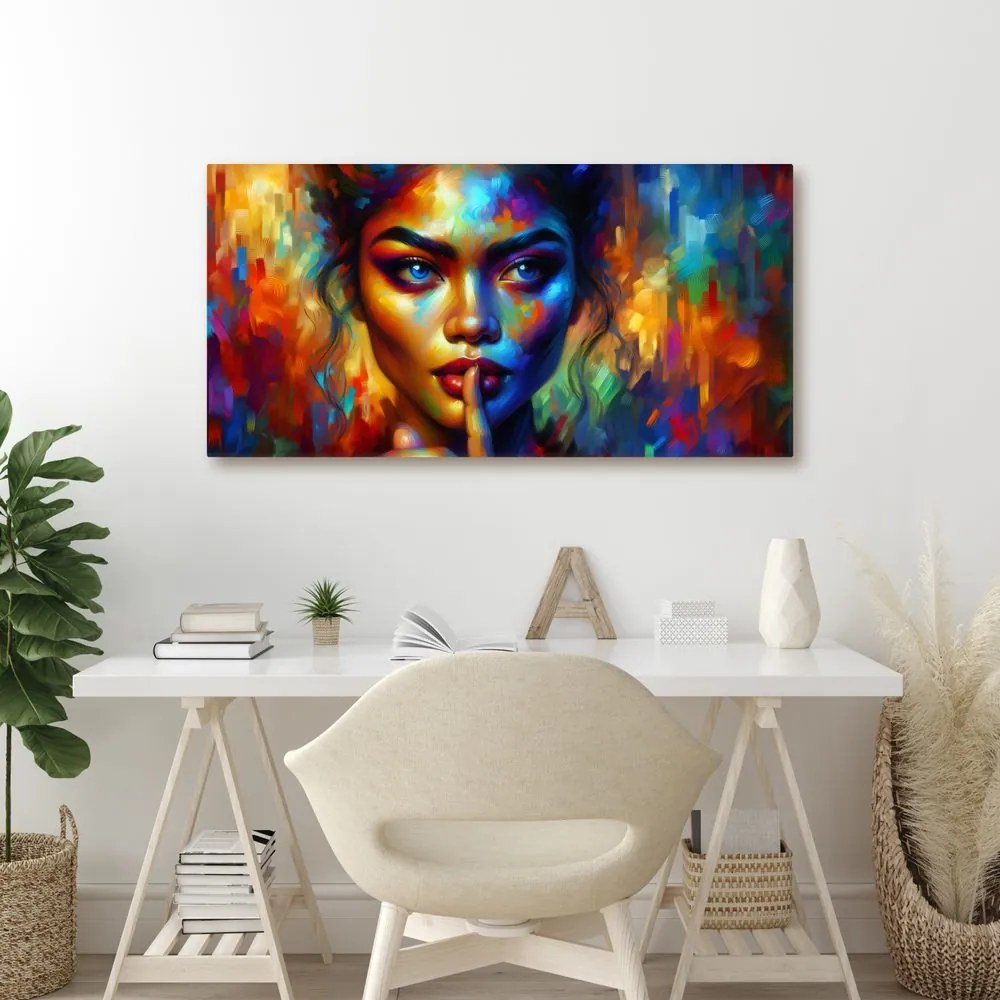Quadro su tela – Donna misteriosa