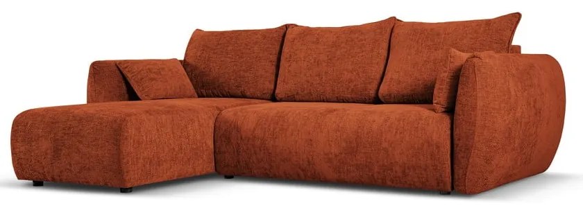 Divano angolare arancione (angolo sinistro) Matera - Cosmopolitan Design