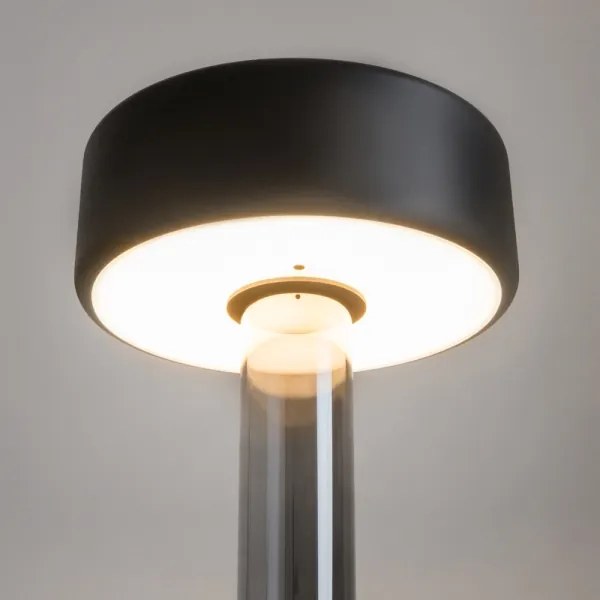 Maytoni MOD229TL-L3B3K3 - Lampada da tavolo LED dimmerabile 3W/5V nero/grigio