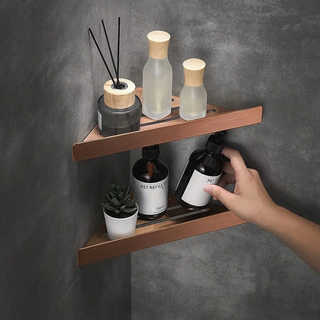 Mensola da bagno SF07 brush copper