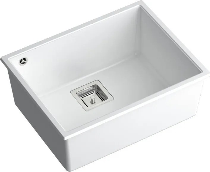 Lavello in granito DAVID 50 White