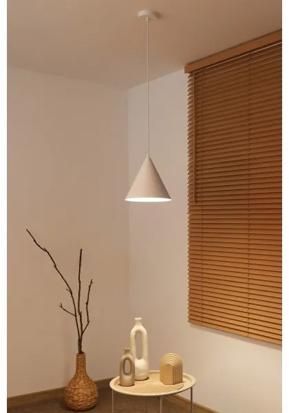 Duolla - Lampada a sospensione su cavo IRONLINE 1xG9/3W/230V Ø 25 cm bianca