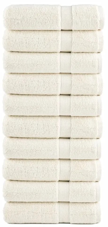 Asciugamani Da Bagno Solund 10 Pz Verdi 100x150cm 600 G/m² /