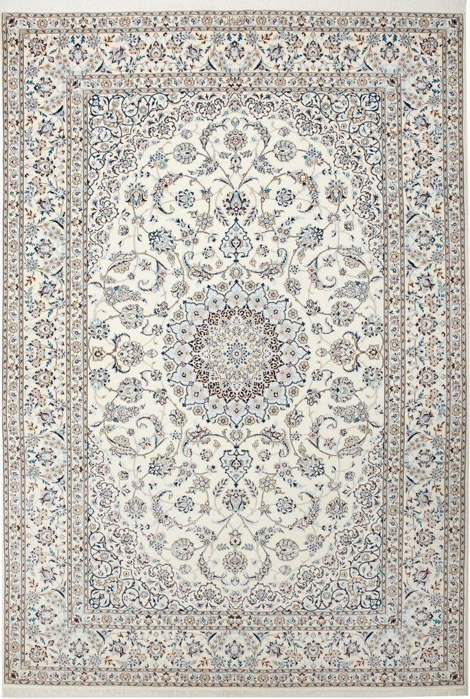 Nain Tappeto persiano 210 x 310 Beige (Iran) Annodato A Mano