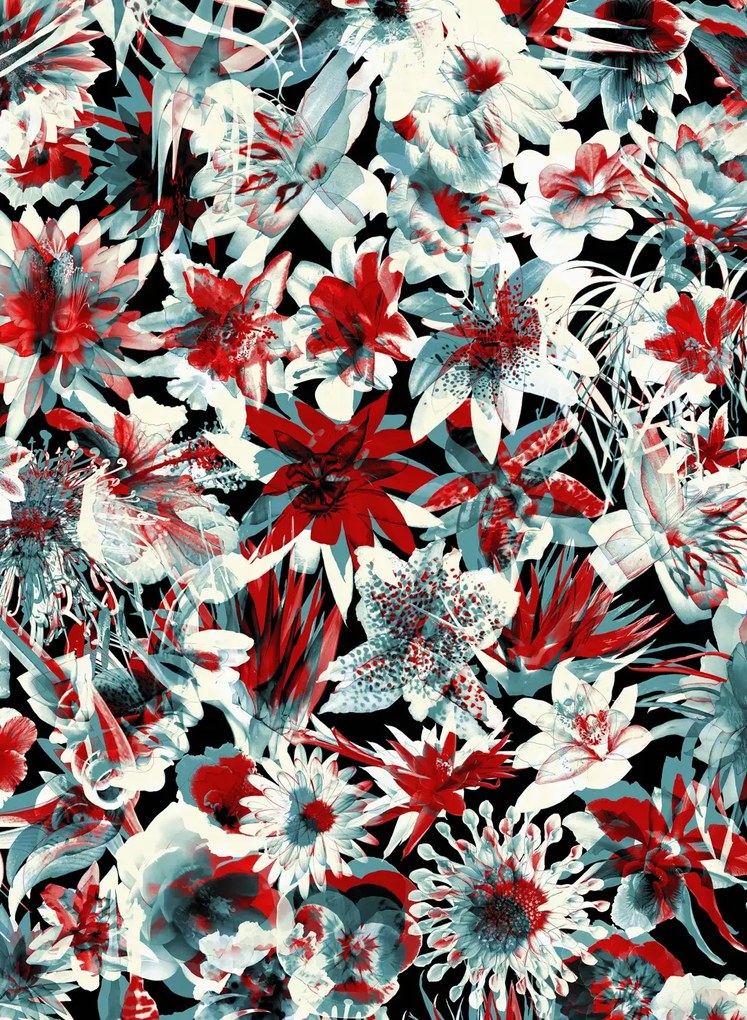Jean Paul Gaultier Carta da parati Grenada - Bleu