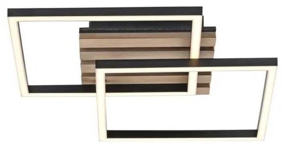 JUST LIGHT. 14053-79 - Plafoniera LED AKUSTIKA LED/15W/230V rovere/nero