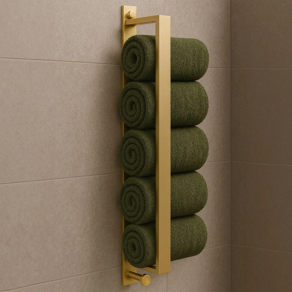 Portasciugamano da bagno Brush Gold