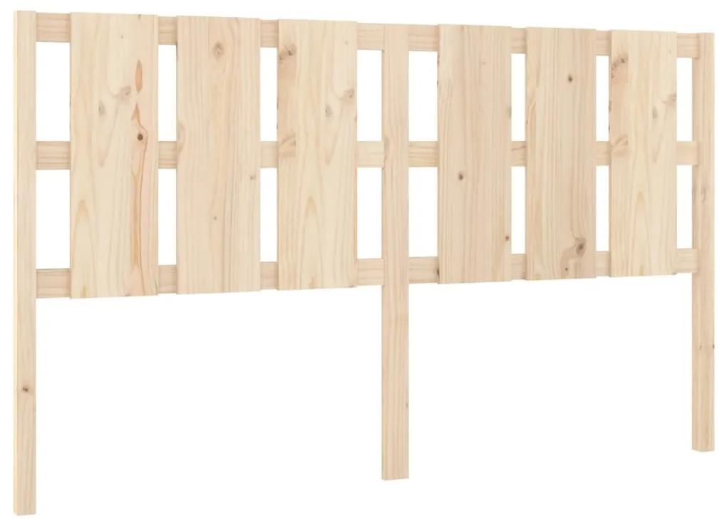 Testiera letto 165,5x4x100 cm in legno massello di pino