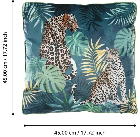 Eglo 420276 - Cuscino decorativo MOBARA 45x45 cm verde