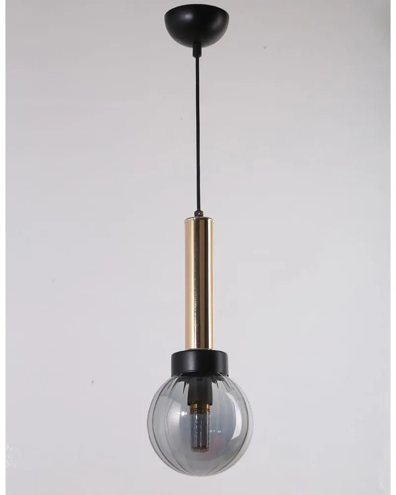 Lampada a sospensione con paralume in vetro ø 15 cm Cota - Squid Lighting