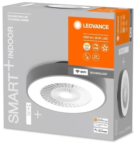 Ledvance -LED Luce dimmerabile con ventola SMART+ LED/38W/230V Wi-Fi + TC