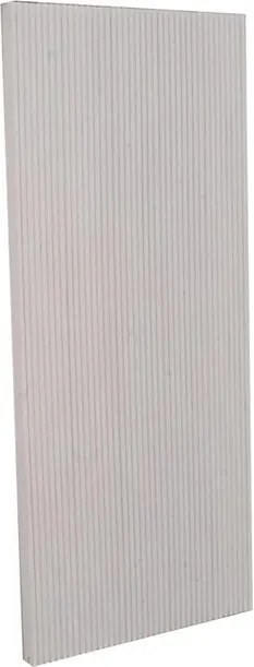 Anta per porta scorrevole MULTI in legno massello bianco, L 95 x H 215 cm spessore 55 mm, apertura reversibile