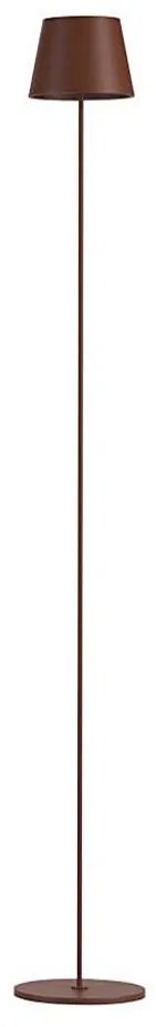 LED Lampada da terra ricaricabile e dimmerabile 3in1 LED/4W/5V 4400 mAh 3000K IP54 marrone