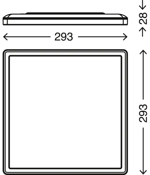 Briloner 7081-016 - Plafoniera LED dimmerabile SLIM LED/18W/230V + tc