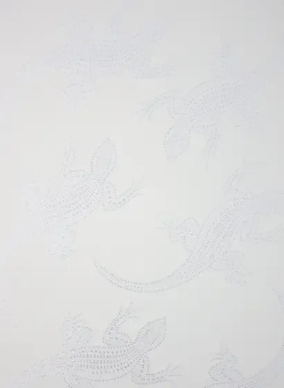 Tapete Komodo von Osborne & Little - White/ Silver