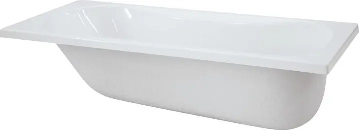 Vasca rettangolare Egeria bianco 70 x 150 cm
