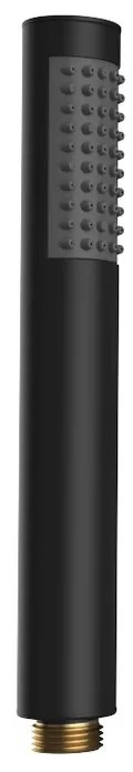 Kamalu - Set doccia a incasso colore nero e oro rosa | KAM-KANDA NERO-RG