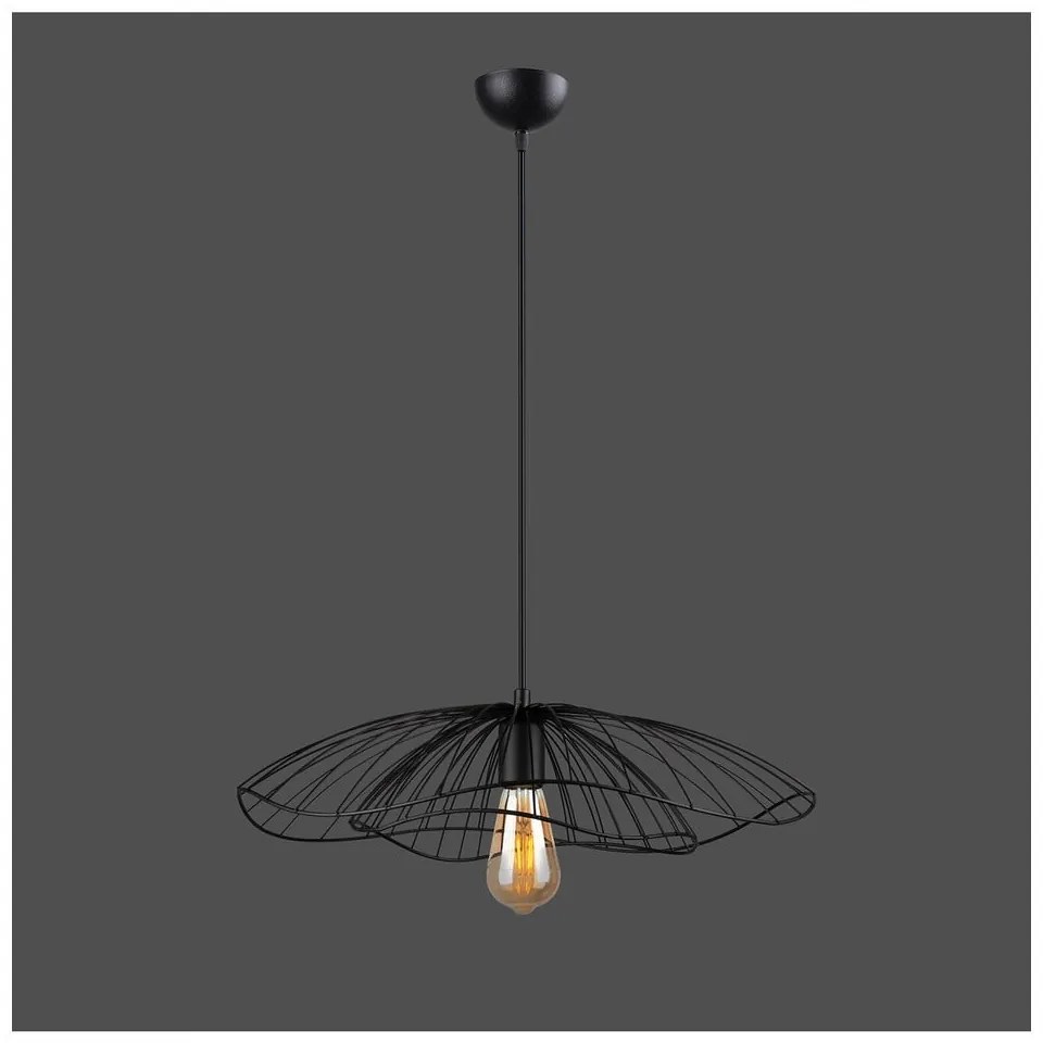 Apparecchio a sospensione nero, altezza 111 cm Root - Squid Lighting