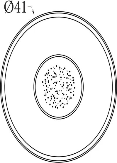 Searchlight 80880-46BK - Lampada da soffitto dimmerabile LUMADISC LED/20W/230V Ø 41 cm