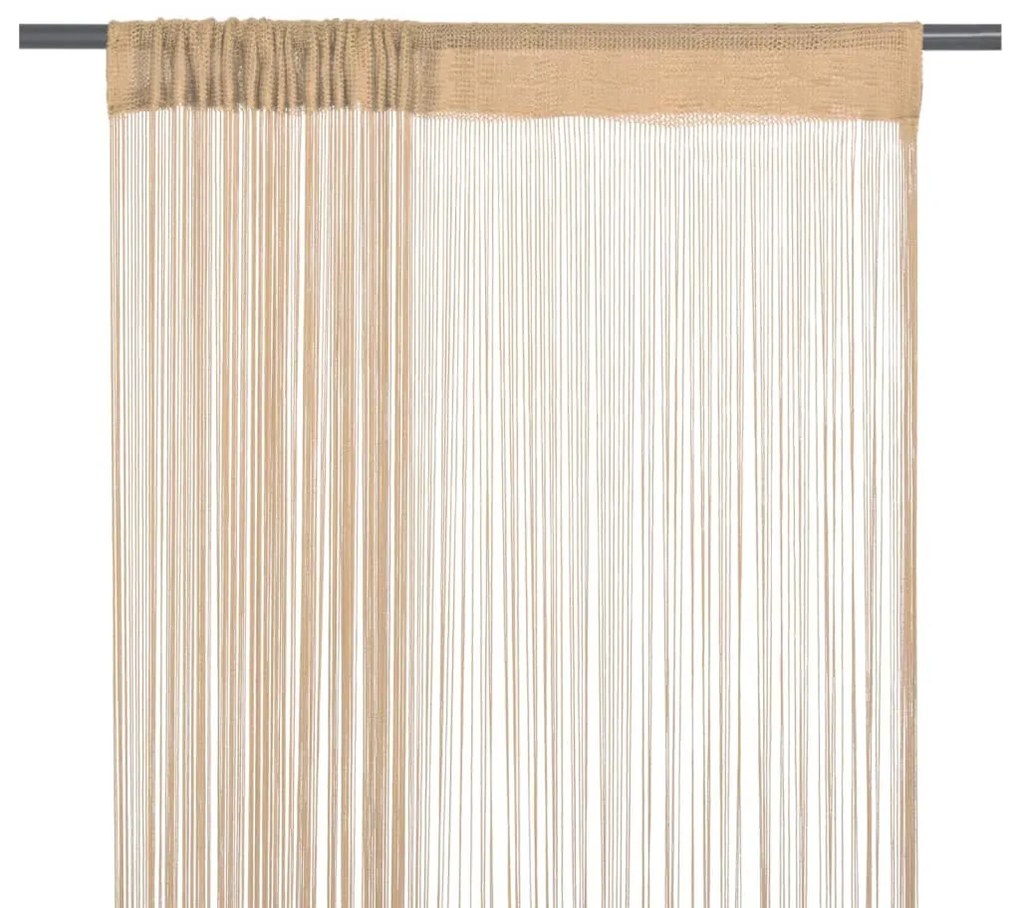 2 Pz Tende A Fili 100x250 Cm Beige /