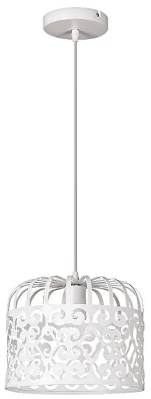Rabalux 2161 - Lampadario ALESSANDRA 1xE27/60W/230V bianco