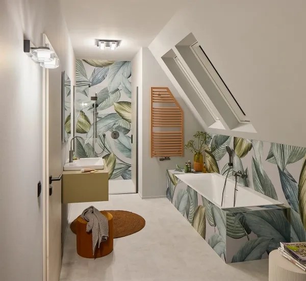 Osram - Applique da bagno a LED ORBIS FLAME 2xLED/5,5W/230V IP44 nero