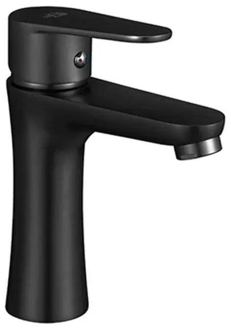 Set miscelatori lavabo e bidet nero opaco serie Lizzy in ottone