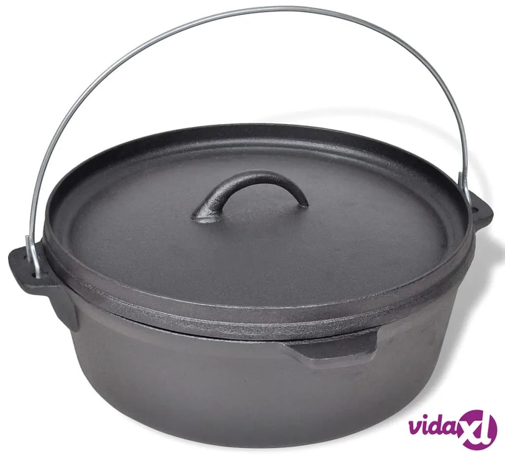 vidaXL Forno olandese 5,6 L con accessori inclusi