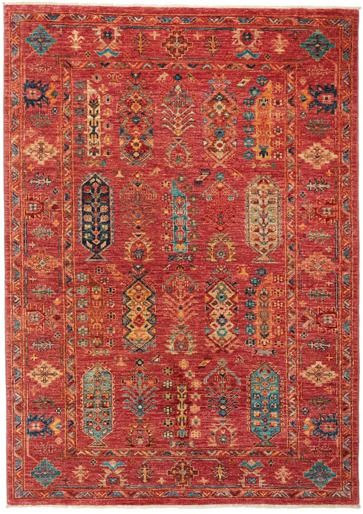 Samarkand Tappeto 180 x 130 Viola (Pakistan) Annodato A Mano
