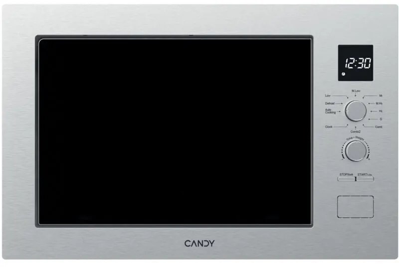 Candy CA38FL7NWXW forno Acciaio inox Microonde con grill Da incasso 25 L 850 W