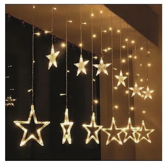 Solight 1V227 - Tenda luminosa natalizia a LED 3,3 m 77xLED/3xAA