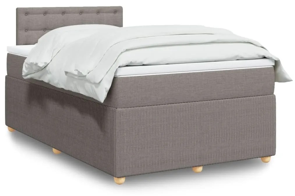 Giroletto A Molle Con Materasso Tortora 120x200 Cm İn Tessuto /