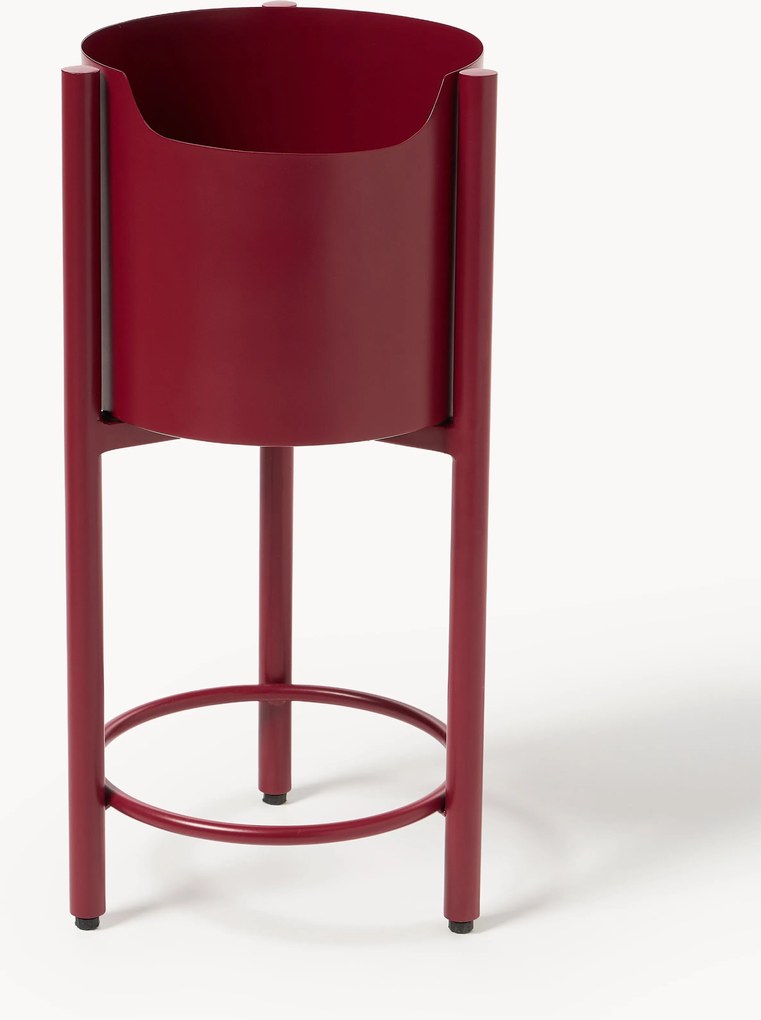 Fioriera in metallo Taru, alt. 45 cm