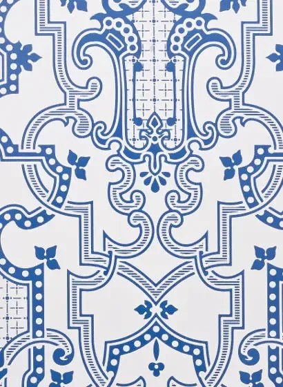 Isidore Leroy Carta da parati Theodore - Bleu