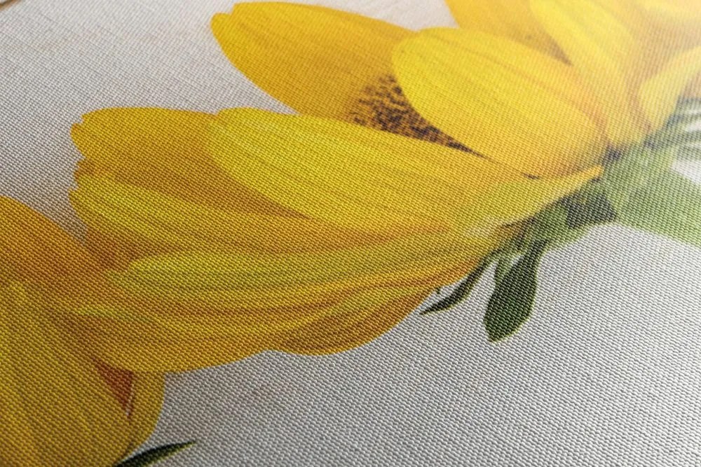 Quadro su tela – Fiori gialli stupendi